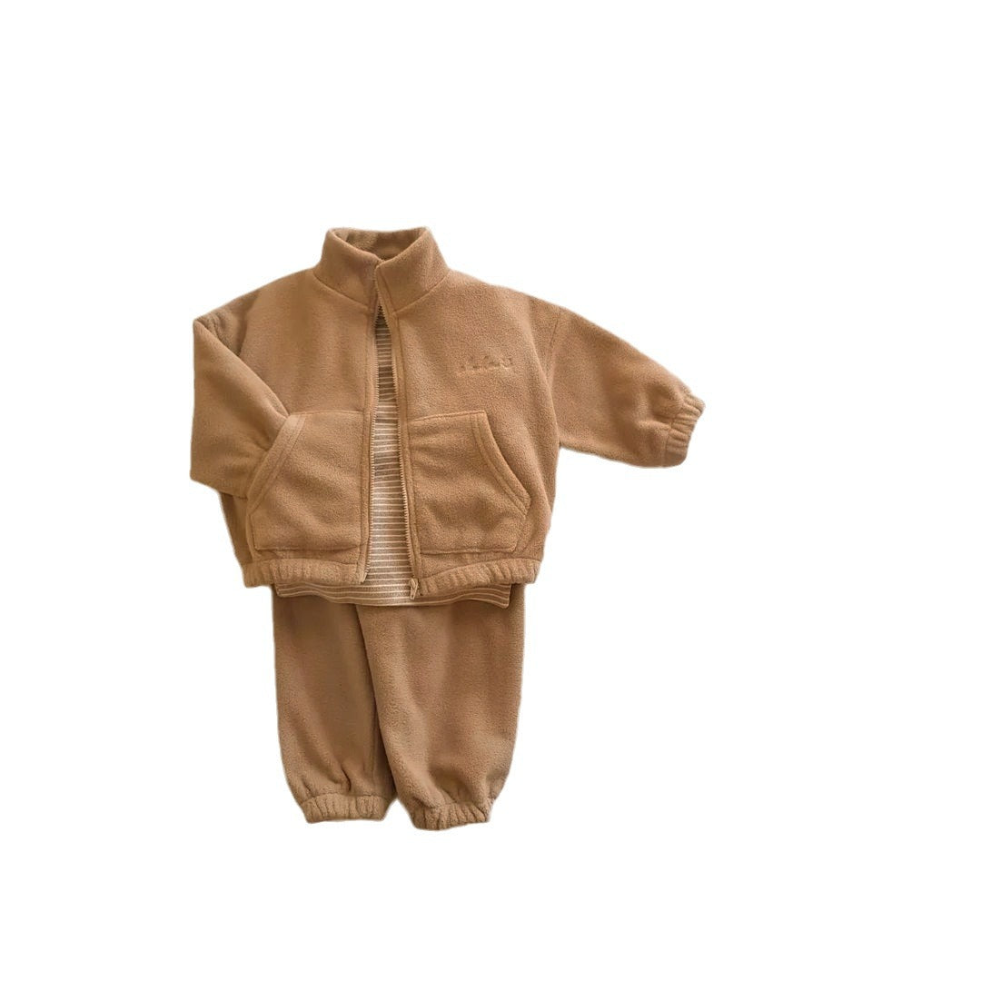 Unisex Jacquard-Two Piece Set
